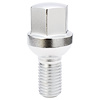 18176 Lug Bolt, Ball Seat R12, 17 mm, 12 mm x 1.50, Chrome, 20 mm - image 1