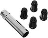 21631BC Small Diameter Lock Acorn Lug Kit, 12 mm x 1.50, Black - image 2