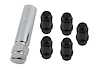 21631ETBCB5 Small Diameter Lock ET Lug Kit, 12 mm x 1.50, Black, Set of 5 - image 1