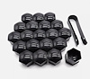 21CAP-IBK 21 mm Hex Cap SET, Black - image 1