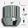 26048SD Small Diameter Duplex OE-Lug Kit, 14 mm x 1.50, Chrome - image 2