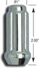 26198HT Small Diameter Duplex-Lug Kit, 9/16", Chrome - image 2