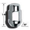 41137HTB Bulge HT-Lug Kit, 3/4" 12 mm x 1.50, Chrome - image 2