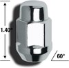 41178 Bulge-Lug Kit, 3/4" 7/16, Chrome - image 2