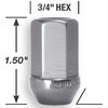 44128AL Bulge Aluminum-Lug Kit, 3/4" 12 mm x 1.25, Silver - image 2