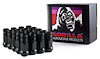45028BC-20 Forged OE-Lug Kit, 3/4" 12 mm x 1.25 5-Lug, Black - image 1