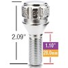 47018N-20 System Bolt Lock, Cone, 14 mm x 1.50, Chrome, 27 mm - image 3