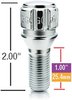 47141N Lug Bolt Lock, Cone, 14 mm x 1.25, Chrome, 27 mm - image 3