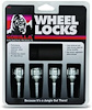 48175N Lug Bolt Lock, Ball R13, 12 mm x 1.50, Chrome, 25 mm - image 1