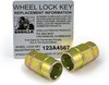 61631-2K Gorilla Guard Acorn Wheel Lock, 12 mm x 1.50, Chrome, 2Key - image 4