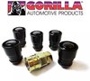61641BCB5 Gorilla Guard Acorn Wheel Lock, 14 mm x 1.50, Black, Set of 5 - image 2