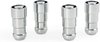 66641 Gorilla Guard Dup Acorn Wheel Lock, 14 mm x 1.50, Chrome - image 2