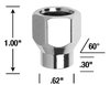 68078 ET OE-Lug Kit, 13/16" 7/16, Chrome - image 2
