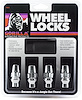 68681N Gorilla Lock ET Acorn Wheel Lock, 1/2, Chrome - image 1
