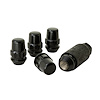 71431NBC5 Gorilla Lock Acorn Wheel Lock, 12 mm x 1.50, Black, Set of 5 - image 1