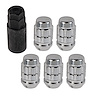 71631XB5 X2 Acorn Wheel Lock, 12 mm x 1.50, Chrome, Set of 5 - image 1