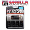 71631XBC X2 Acorn Wheel Lock, 12 mm x 1.50, Black - image 1