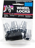 71641NB5 Gorilla Lock Acorn Wheel Lock, 14 mm x 1.50, Chrome, Set of 5 - image 1