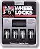 71681N Gorilla Lock Acorn Wheel Lock, 1/2, Chrome - image 1