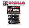71681NBC5 Gorilla Lock Acorn Wheel Lock, 1/2, Black, Set of 5 - image 1