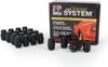 71684NBC System Lock, 6-Lug 1/2 Acorn, Black - image 2