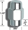 72187B Short Shank-Lug Kit, 13/16", 1/2, Chrome - image 2