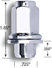 73138TXL Toyota Mag XL-Lug, 13/16" 12 mm x 1.50, Chrome - image 1