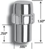 73671N Gorilla Lock Wheel Lock, Standard Mag, 7/16, Chrome - image 2