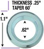 76601F Gorilla Lock Duplex Ford 14 mm x 2.00, Chrome - image 4