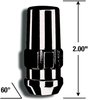 76604NBC System Lock, 6-Lug 14 mm x 2.00 Duplex Acorn, Black - image 3