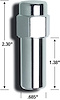 84177B SST Closed-Lug, 13/16" 7/16, Chrome - image 1