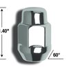 91177B Bulge-Lug Kit, 13/16" 7/16, Chrome - image 3