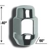 91187B Bulge-Lug Kit, 13/16" 1/2, Chrome - image 3