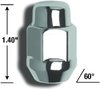 91188 Bulge-Lug Kit, 13/16" 1/2, Chrome - image 2