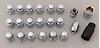 91733 5-Lug Bulge 13/16" 12 mm x 1.50 Wheel Installation Kit, Chrome - image 1