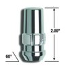 91904XLHT 6-Lug Bulge Xl HT 13/16" 14 mm x 2.00 Wheel Installation Kit, Chrome - image 3