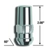 91943XLHT 5-Lug Bulge Xl HT 13/16" 14 mm x 1.50 Wheel Installation Kit, Chrome - image 4