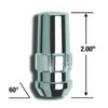 91944XLHT 6-Lug Bulge Xl HT 13/16" 14 mm x 1.50 Wheel Installation Kit, Chrome - image 4