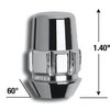 91984HT 6-Lug Bulge HT 13/16" 1/2 Wheel Installation Kit, Chrome - image 4