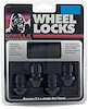 96641BDX Gorilla Lock Factory-Style Wheel Locks, 14 mm x 1.50, Black - image 1