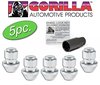 96641DX5 Gorilla Lock Factory-Style Wheel Locks, 14 mm x 1.50, Chrome, Set of 5 - image 2
