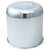 HC203 Hub Cover, 4.9" I.D., Closed-End, Chrome - image 1