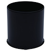 HC204BC Hub Cover, 4.25" I.D., Open-End, Black - image 1
