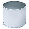 HC204STA Hub Cover, 4.25" I.D., Open-End, Short, Chrome