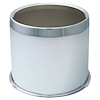HC212A Hub Cover, 5.1" I.D., Open-End, Chrome - image 1