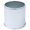HC217A Hub Cover, 3.3" I.D., Open-End, Chrome - image 1