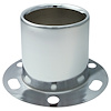 HC228 Hub Cover, 4.25" I.D., Open-End, Derby, Chrome - image 1