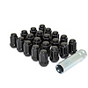 K5CS-14150BGR 5-Lug 14 mm x 1.50 Spln Wheel Installation Kit, Black - image 1
