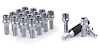 K5BS-14125X35GR 5-Lug 14 mm x 1.25 Spline Bolt Wheel Installation Kit, Chrome, 35 mm - image 1