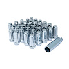 KJPS-00916GR 35-Pk 9/16 Jeep Spline Wheel Installation Kit, Chrome - image 1